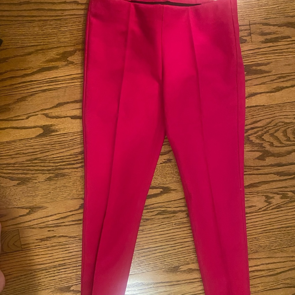 Pink work pants